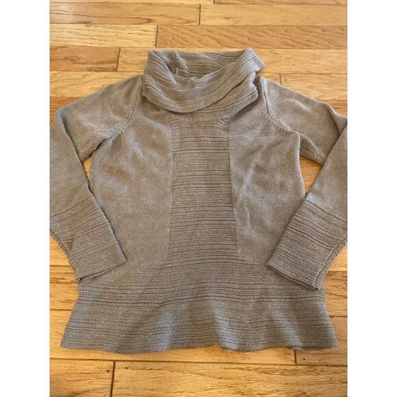 Calvin Klein, women's being cowl neck long sleeve pullover cotton sweater sz med - Picture 1 of 9